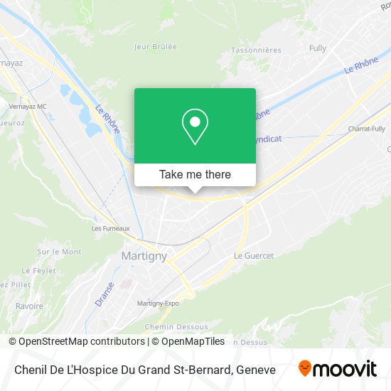 Chenil De L'Hospice Du Grand St-Bernard map