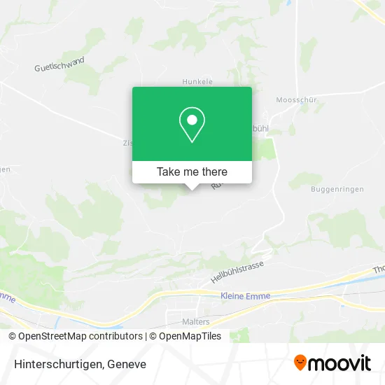 Hinterschurtigen map