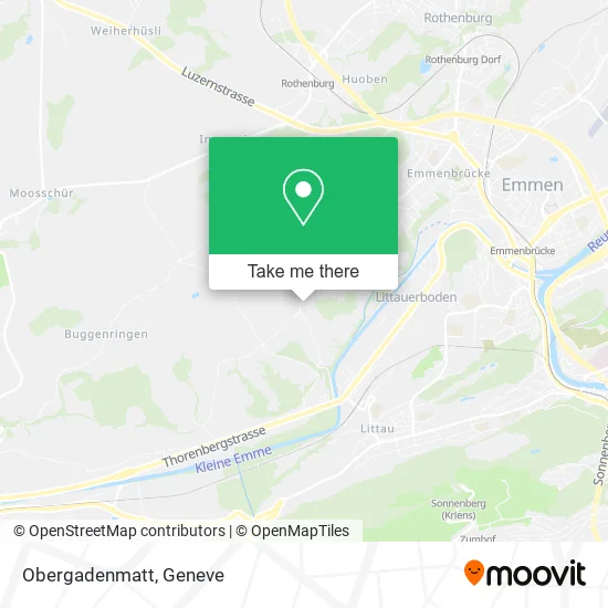 Obergadenmatt map