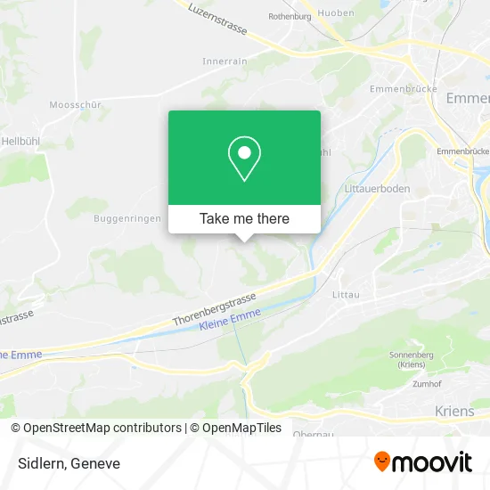Sidlern map