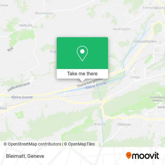Bleimatt map