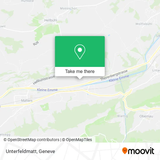 Unterfeldmatt map