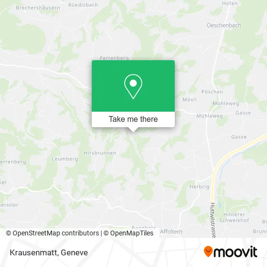 Krausenmatt map