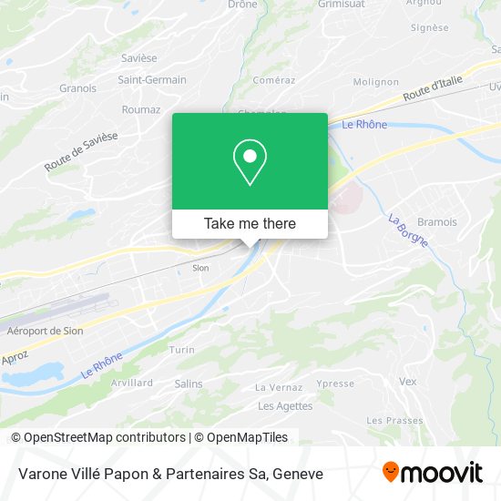 Varone Villé Papon & Partenaires Sa map