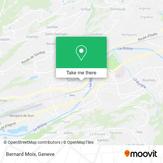Bernard Moix map