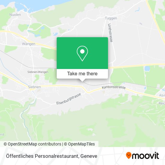 Öffentliches Personalrestaurant map