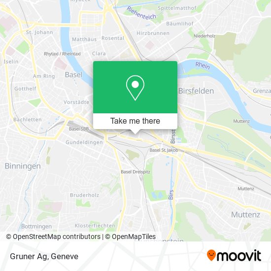 Gruner Ag map