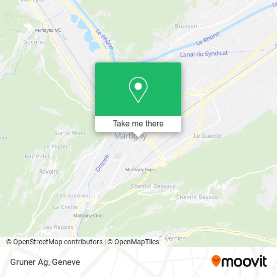 Gruner Ag map
