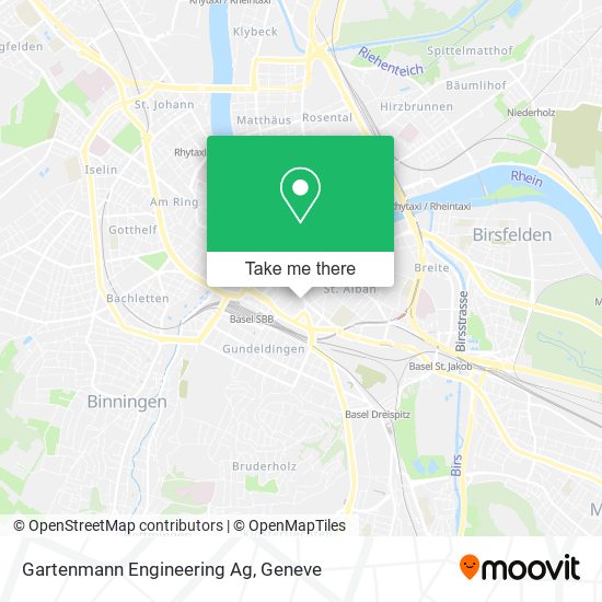 Gartenmann Engineering Ag map