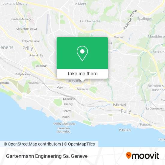 Gartenmann Engineering Sa map