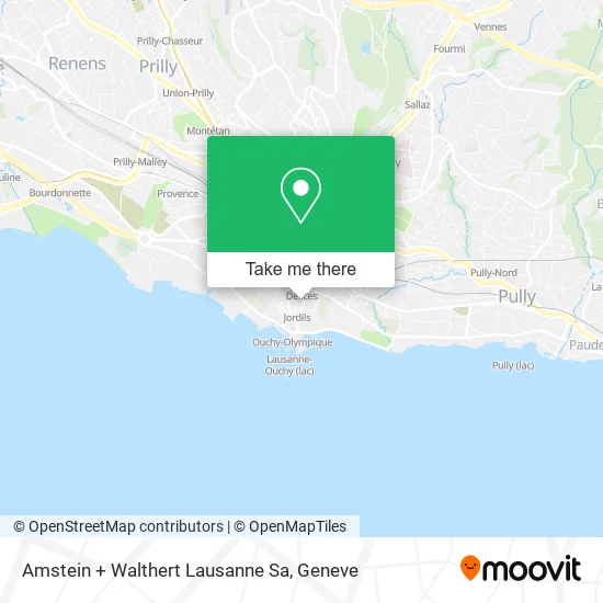 Amstein + Walthert Lausanne Sa map