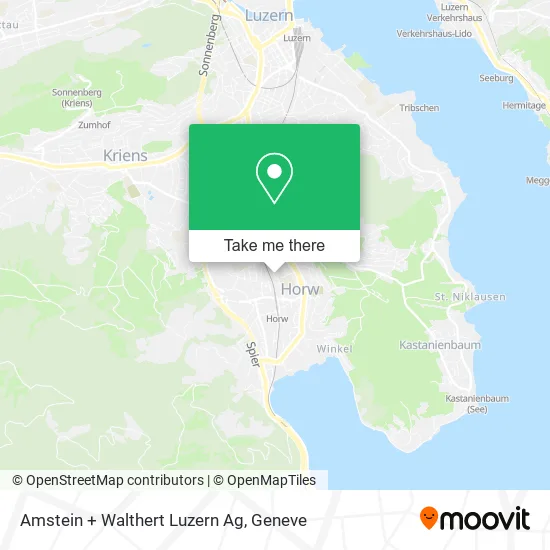 Amstein + Walthert Luzern Ag map