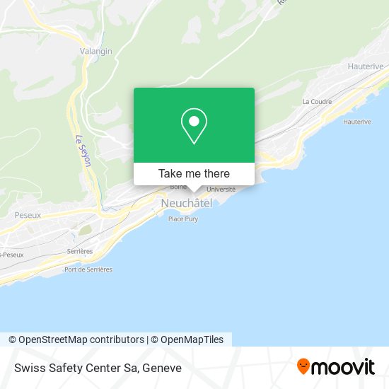 Swiss Safety Center Sa map