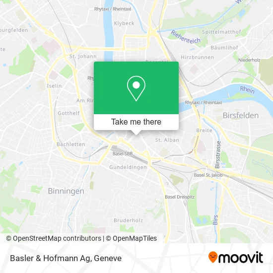 Basler & Hofmann Ag map