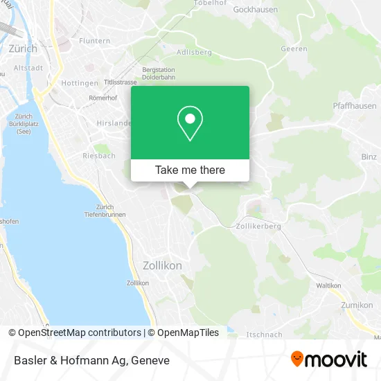 Basler & Hofmann Ag map