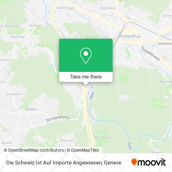 Die Schweiz Ist Auf Importe Angewiesen map