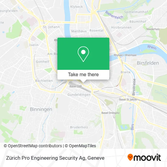 Zürich Pro Engineering Security Ag map