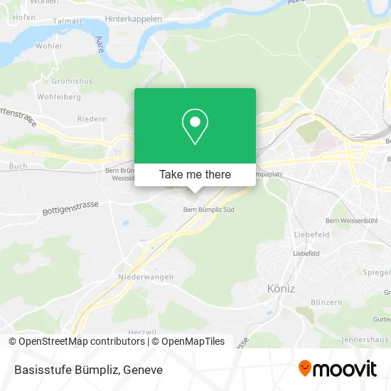 Basisstufe Bümpliz map