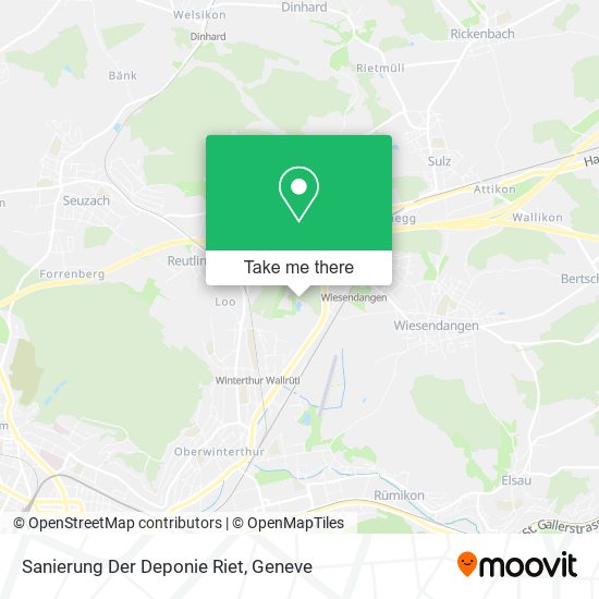 Sanierung Der Deponie Riet map