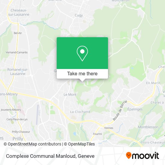 Complexe Communal Manloud map