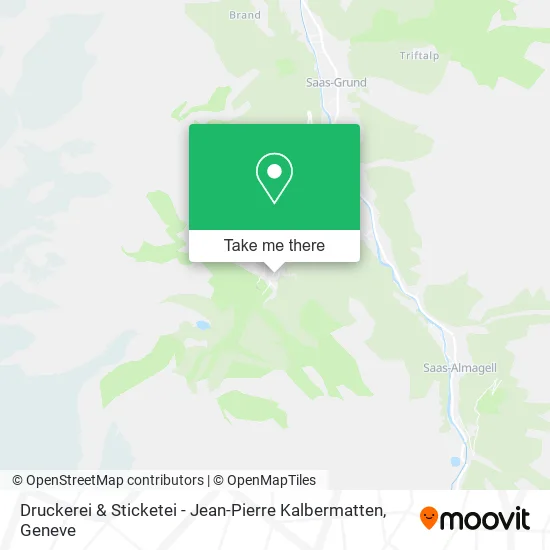 Druckerei & Sticketei - Jean-Pierre Kalbermatten map
