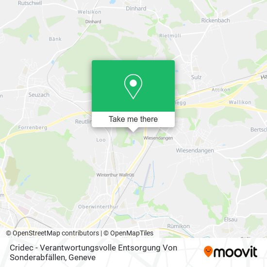 Cridec - Verantwortungsvolle Entsorgung Von Sonderabfällen map