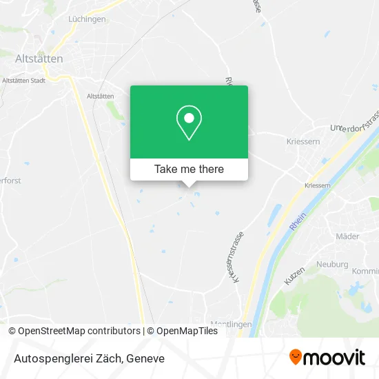 Autospenglerei Zäch map