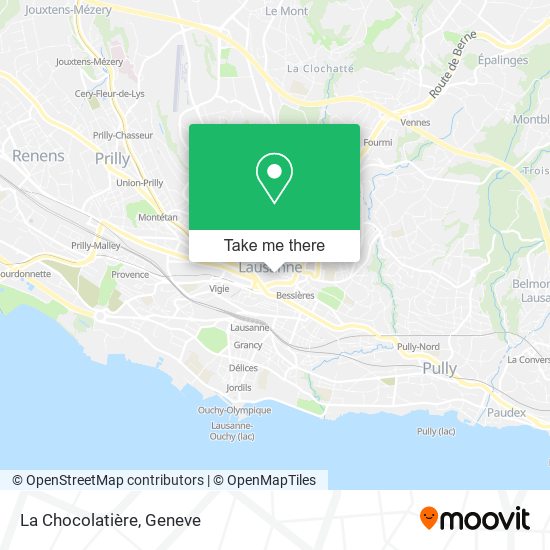 La Chocolatière map