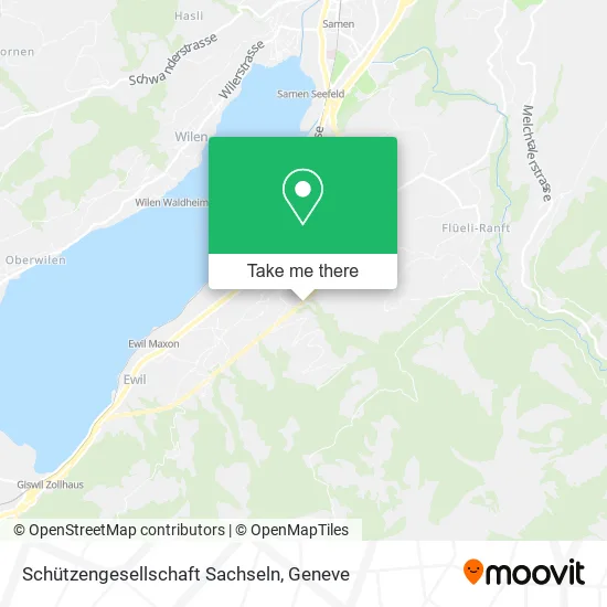 Schützengesellschaft Sachseln map