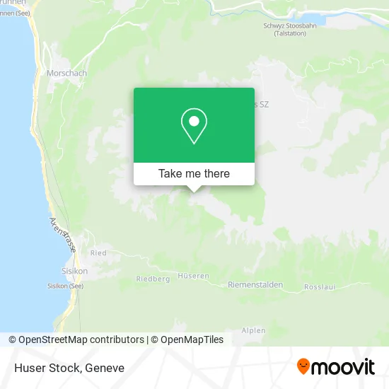 Huser Stock map