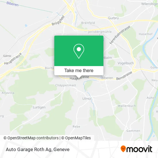 Auto Garage Roth Ag map
