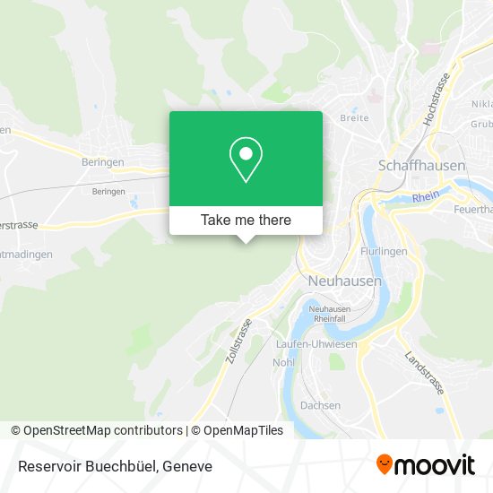 Reservoir Buechbüel map
