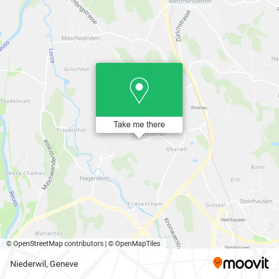 Niederwil map