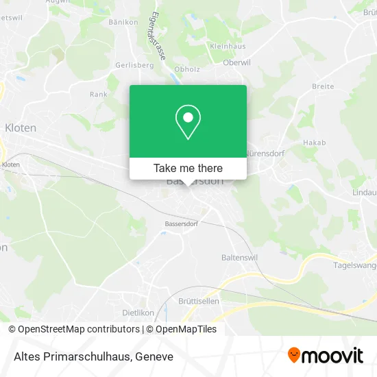 Altes Primarschulhaus map