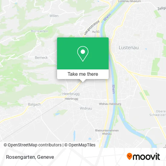 Rosengarten map