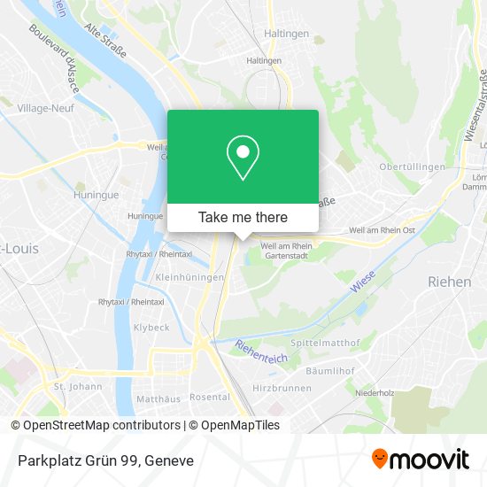 Parkplatz Grün 99 map
