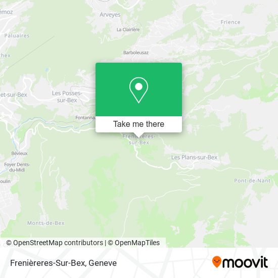 Frenièreres-Sur-Bex map