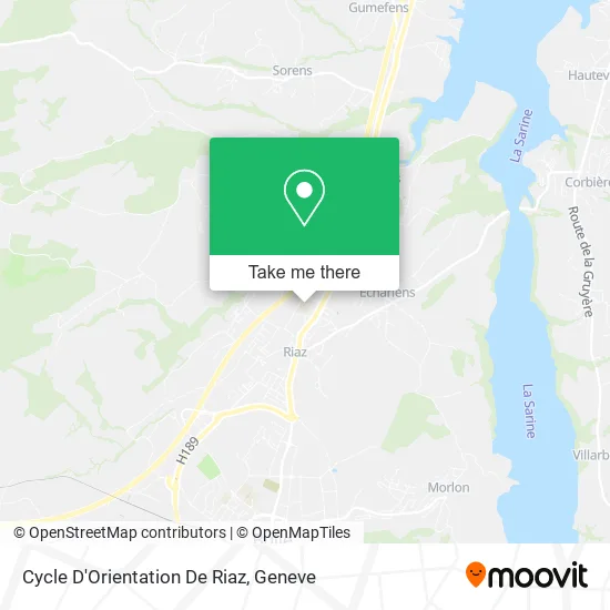 Cycle D'Orientation De Riaz map