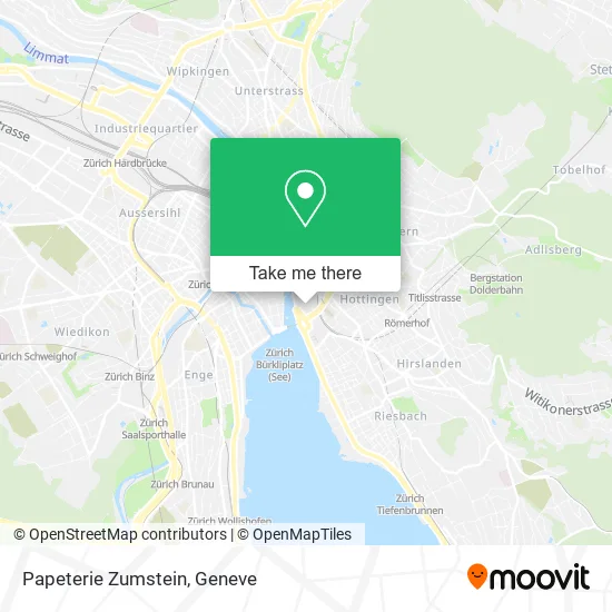 Papeterie Zumstein map
