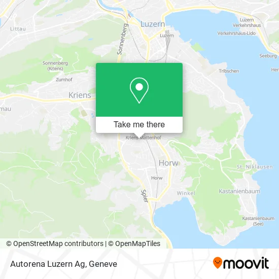 Autorena Luzern Ag map