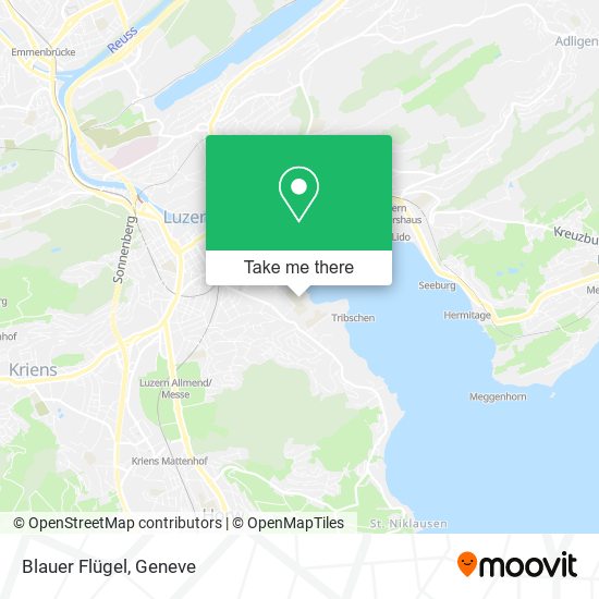 Blauer Flügel map