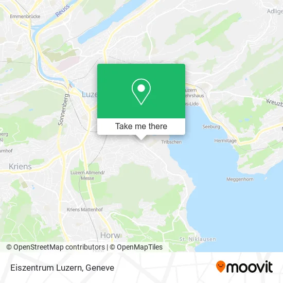 Eiszentrum Luzern map