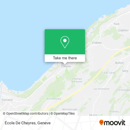 École De Cheyres map