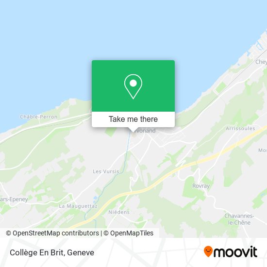 Collège En Brit map