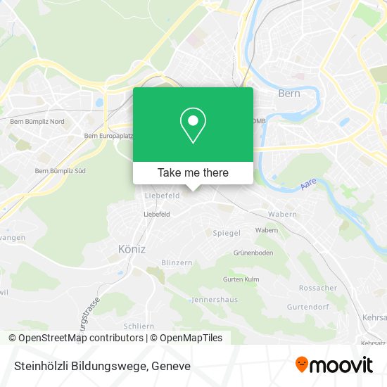 Steinhölzli Bildungswege map