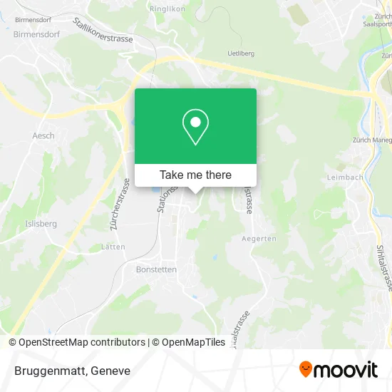 Bruggenmatt map
