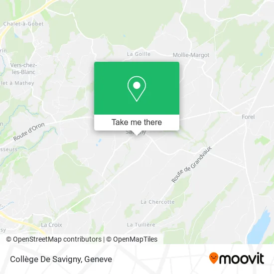 Collège De Savigny map