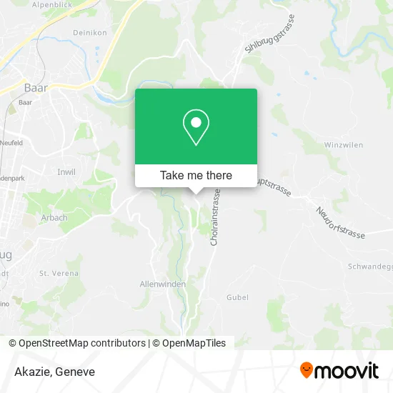 Akazie map