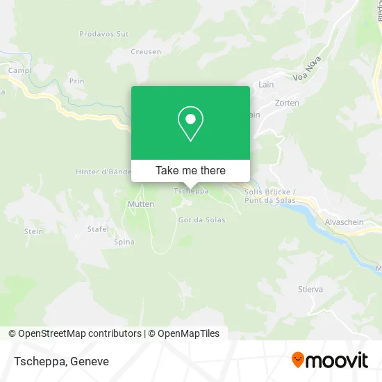 Tscheppa map