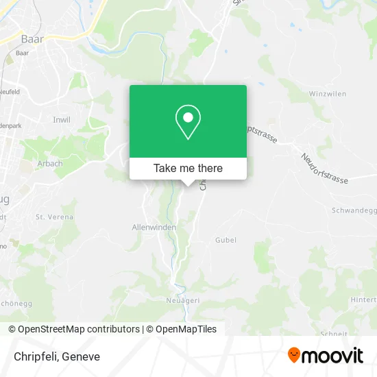 Chripfeli map